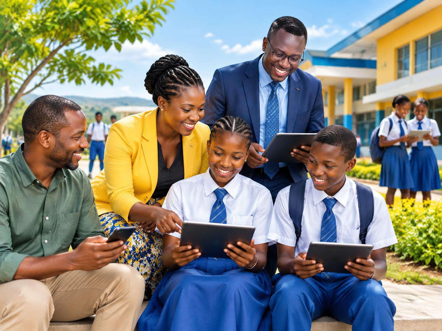 A school community learning together